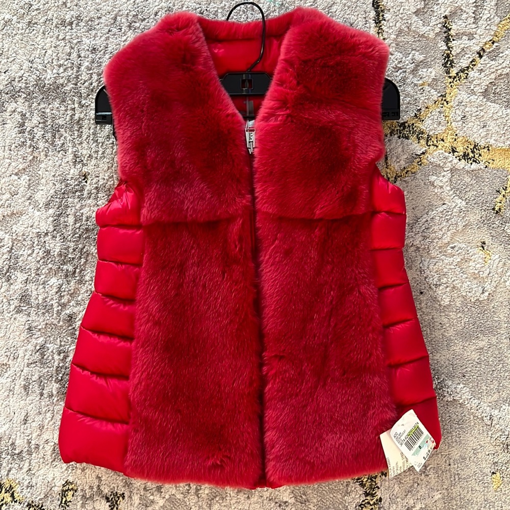 Add girl down vest